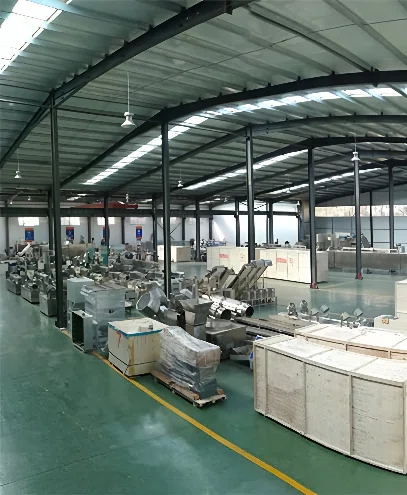 Actual panoramic view inside Zhuoheng food machinery factory