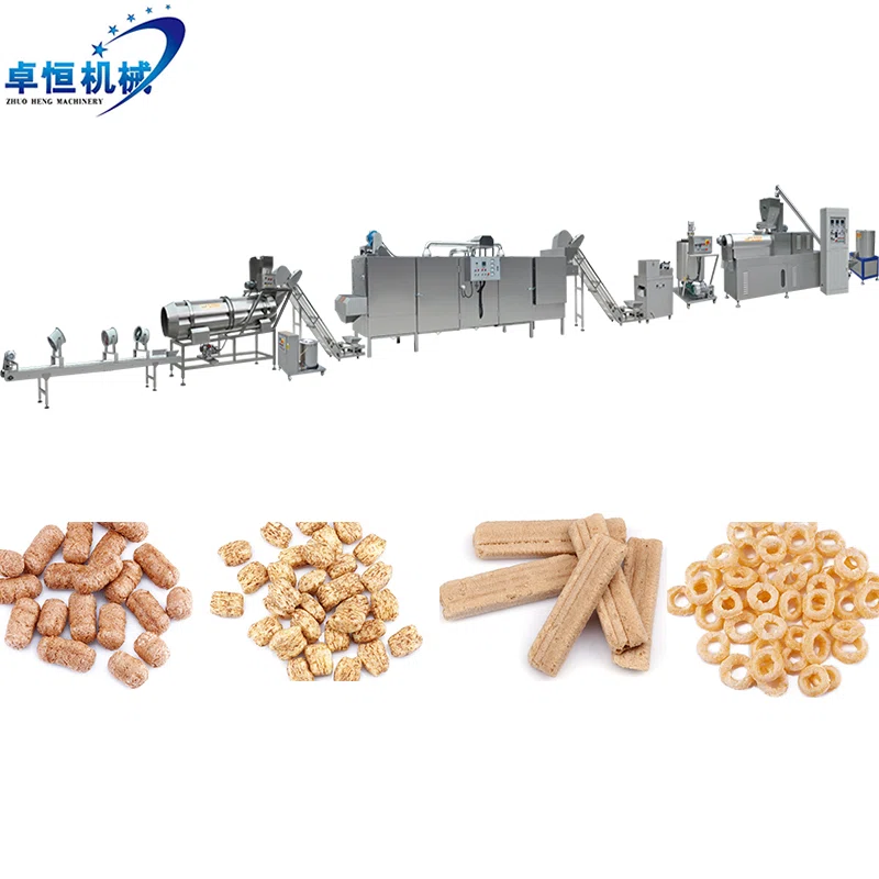 Zhuoheng finished snack and production line reference for Cheese Balls Production Line