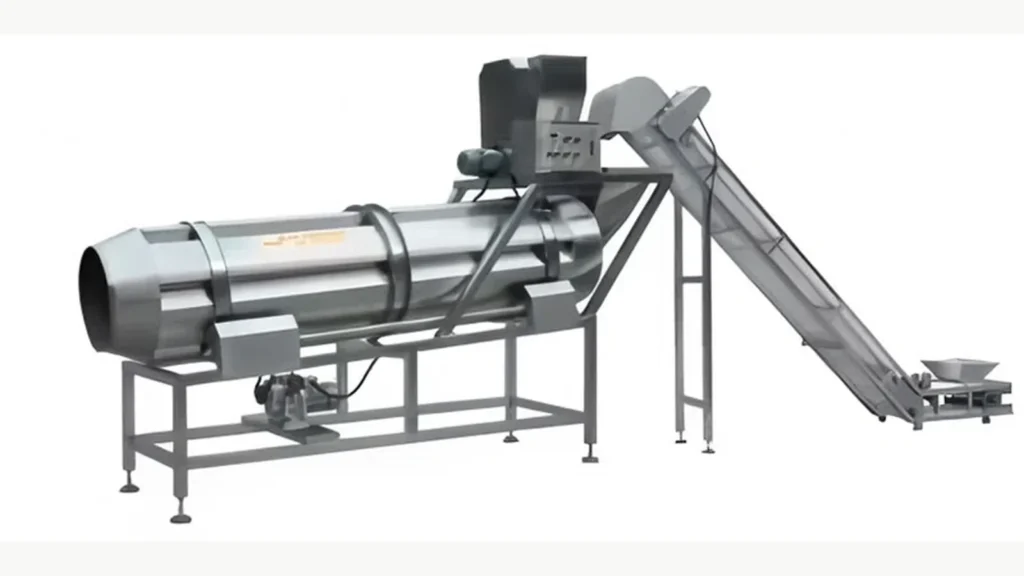 Seasoning Drum Inputs for Extruded Snacks: Oil, Powder, and Line Interfaces
