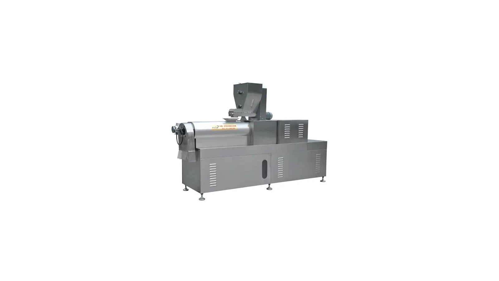 Puffed snack extruder used to define the startup observation boundary